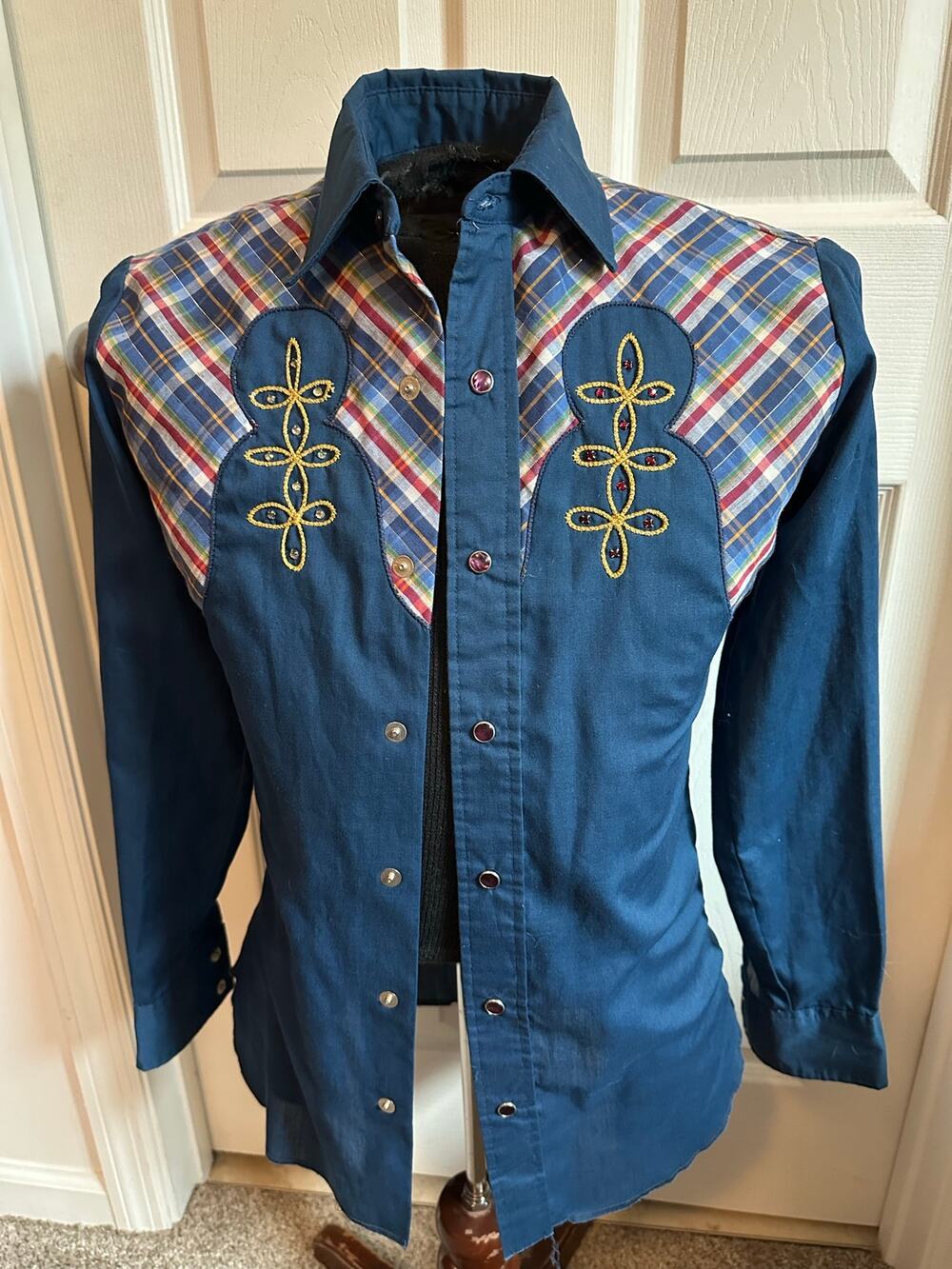 Vintage Wrangler pearl snap shirt